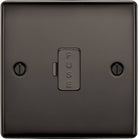 Nexus Metal Black Nickel 13A Unswitched Spur NBN54 - The Switch Depot