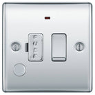 Nexus Metal Polished Chrome 13A Switched Spur with Neon & Flex Outlet NPC53 - The Switch Depot