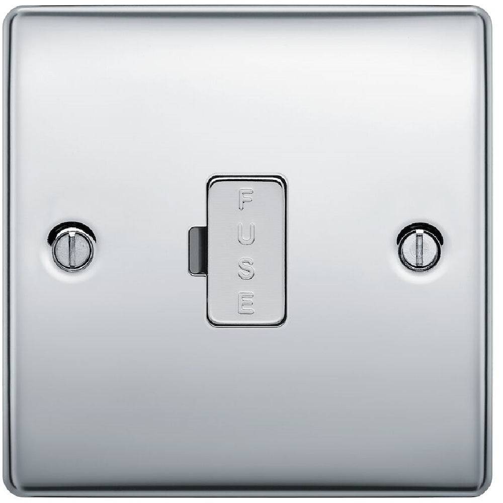 Nexus Metal Polished Chrome 13A Unswitched Spur NPC54 - The Switch Depot