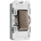 BG Black Nickel 10A Fan Isolator Grid Module RBN15 - The Switch Depot