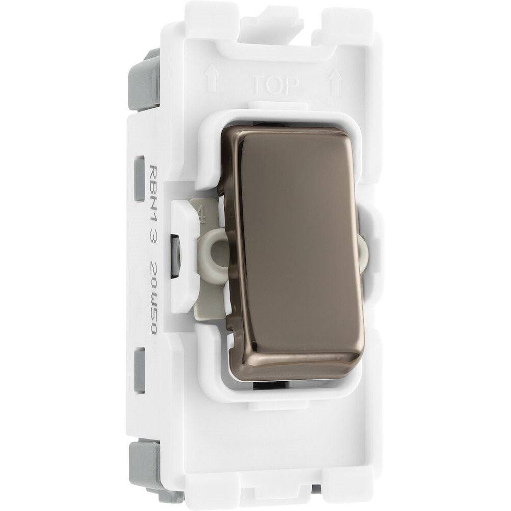 BG Black Nickel 20A Intermediate Grid Module RBN13 - The Switch Depot