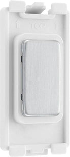 BG Brushed Steel Blank Grid Module RBSBLNK - The Switch Depot