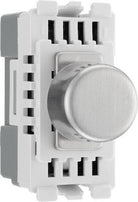 BG Brushed Steel Dimmer Grid Module RBSDLT - The Switch Depot