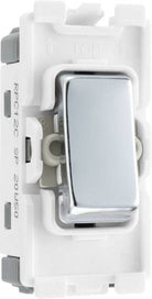 BG Polished Chrome 20A 2 Way Grid Module RPC12 - The Switch Depot