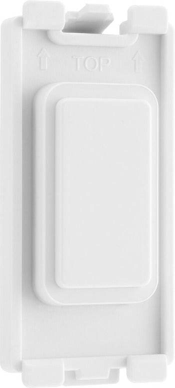 BG White Moulded PVC Blank Grid Module RBLNK - The Switch Depot