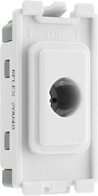 BG White Moulded PVC Flex Outlet Grid Module RFLEX - The Switch Depot