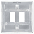 Nexus Metal Brushed Steel 2G Grid Plate RNBS2 - The Switch Depot