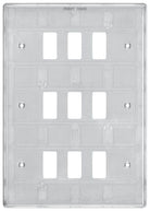 Nexus Metal Brushed Steel 9G Grid Plate RNBS9 - The Switch Depot
