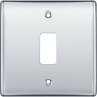 Nexus Metal Polished Chrome 1G Grid Plate RNPC1 - The Switch Depot