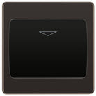 BG Screwless Black Nickel Hotel Key Card Switch FBNKYCSB - The Switch Depot