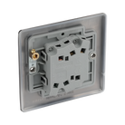 Nexus Metal Black Nickel 2G Light Switch NBN42 - The Switch Depot