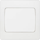 Evolve Polycarbonate Pearlescent White 1G Wide Rocker Light Switch PCDCL12WW - The Switch Depot