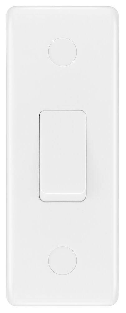 BG Moulded White PVC 1G Architrave Switch 847 - The Switch Depot