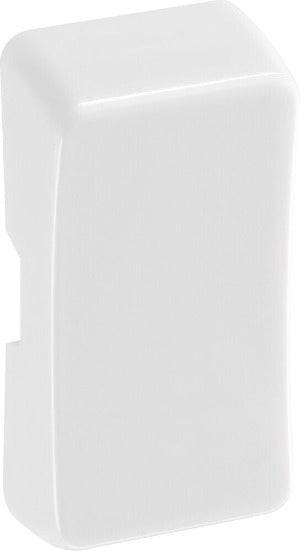 BG White Moulded PVC Blank Grid Rocker Cap RRUPW - The Switch Depot