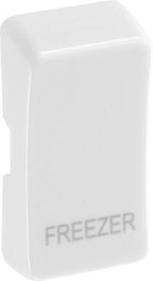 BG White Moulded PVC Engraved Freezer Grid Rocker Cap RRFZW - The Switch Depot