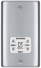 Nexus Metal Polished Chrome Shaver Socket NPC20W - The Switch Depot