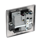 Nexus Metal Black Nickel Single Socket NBN21B - The Switch Depot