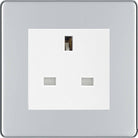 BG Screwless Polished Chrome 13A Unswitched Socket FPCUSSW - The Switch Depot