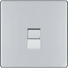 BG Screwless Polished Chrome Master Telephone Socket FPCBTM1 - The Switch Depot