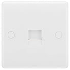 BG Moulded White PVC Master Telephone Socket 8BTM/1 - The Switch Depot