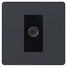Evolve Polycarbonate Matt Grey TV Socket PCDMG60B - The Switch Depot