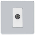 BG Screwless Polished Chrome Satellite Socket FPC64W - The Switch Depot
