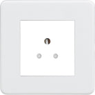 Knightsbridge Screwless Matt White 5A Unswitched Socket SF5AMMW - The Switch Depot