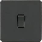 Knightsbridge Screwless Anthracite 20A Double Pole Switch SF8341AT - The Switch Depot
