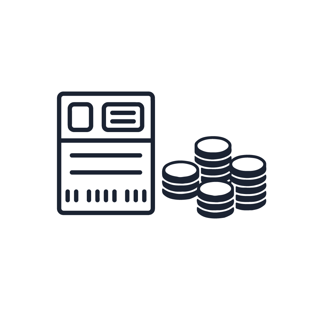 shipping label icon