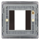 Nexus Metal Antique Brass 1G Euro Plate NABEMS1-The Switch Depot
