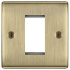 Nexus Metal Antique Brass 1G Euro Plate NABEMS1-The Switch Depot