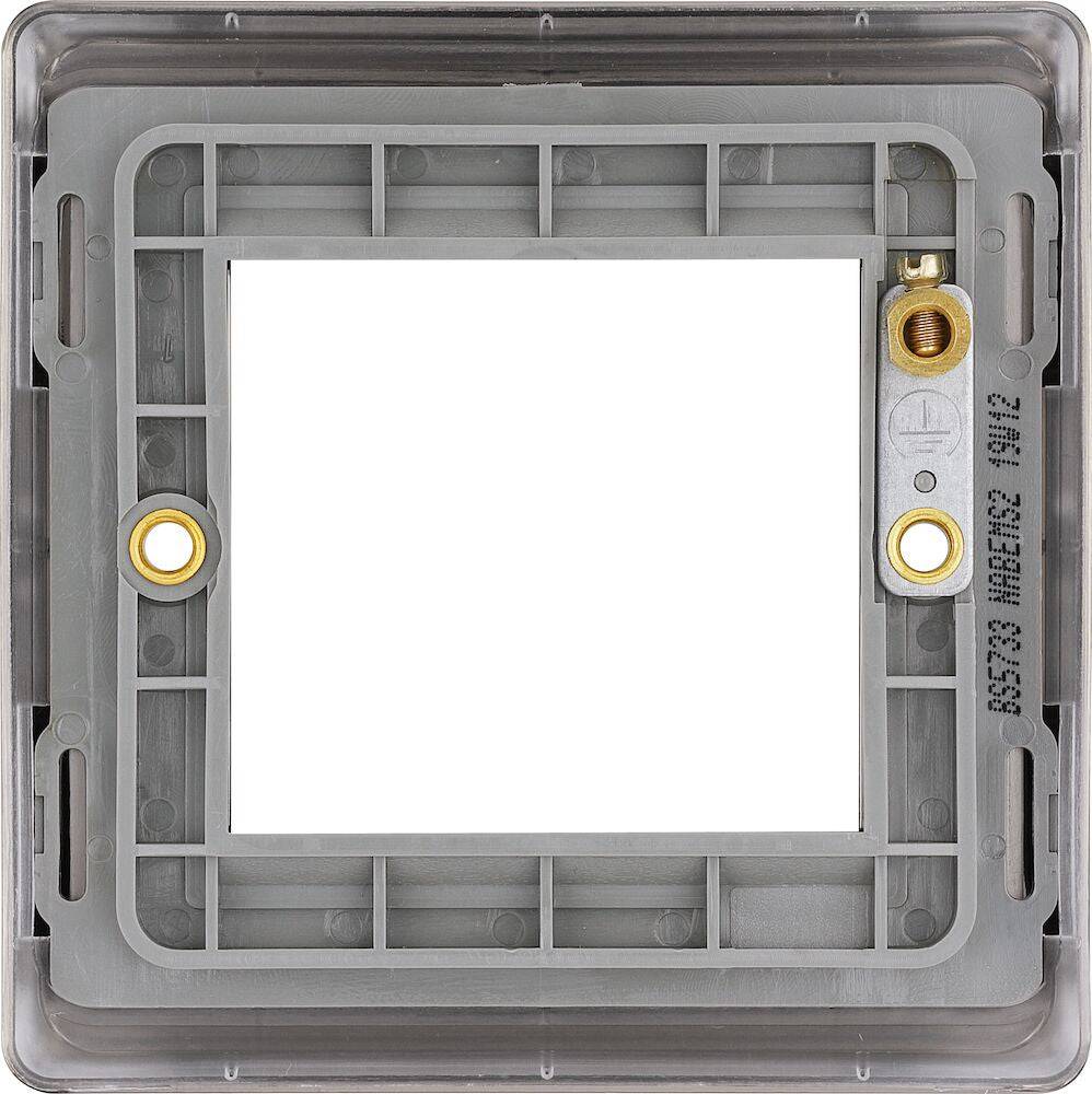 Nexus Metal Antique Brass 2G Euro Plate NABEMS2-The Switch Depot