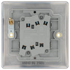 Nexus Metal Antique Brass 2G Light Switch NAB42-The Switch Depot