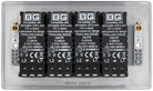 Nexus Metal Brushed Steel 4G Dimmer Switch NBS84 - The Switch Depot