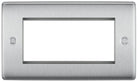 Nexus Metal Brushed Steel 4G Euro Plate NBSEMR4 - The Switch Depot