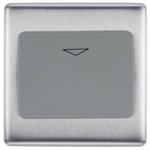 Nexus Metal Brushed Steel Hotel Key Card Switch NBSKYCSG - The Switch Depot