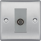 Nexus Metal Brushed Steel Satellite Socket NBS64G - The Switch Depot