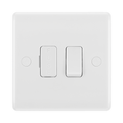BG White Moulded 13A Switched Spur with Flex 851 available from RS Electrical Supplies