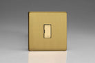 Varilight Screwless Brushed Brass 13A Unswitched Spur XDB6UDS - The Switch Depot