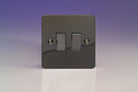 Varilight Ultraflat Iridium Black 13A Switched Spur XFI6D - The Switch Depot