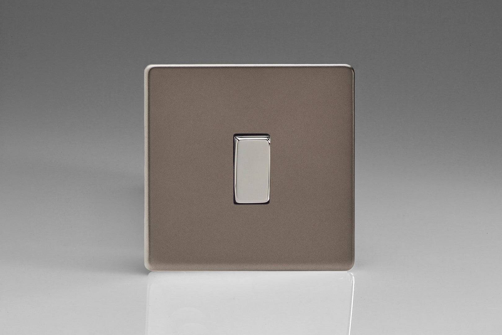 Varilight Screwless Pewter 1G Intermediate Switch XDR7S - The Switch Depot
