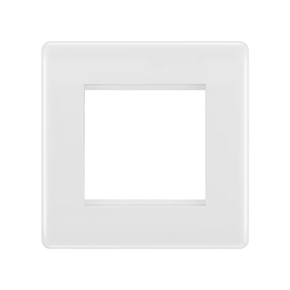white moulded 2g euro plate 